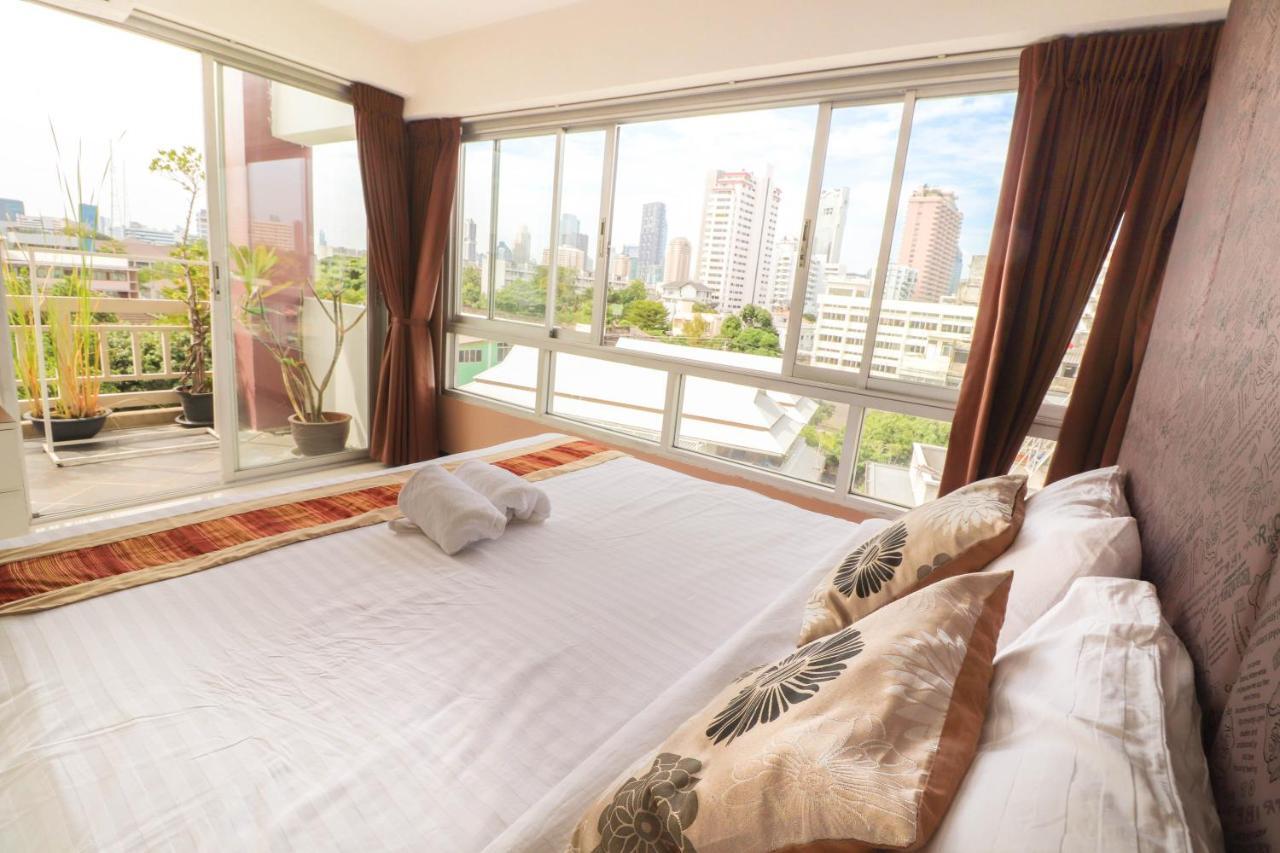 Baan Sabai Rama IV Apartment Banguecoque Exterior foto
