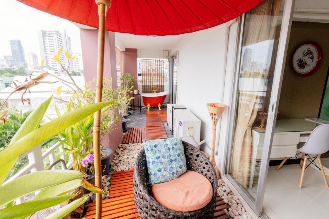 Baan Sabai Rama IV Apartment Banguecoque Exterior foto